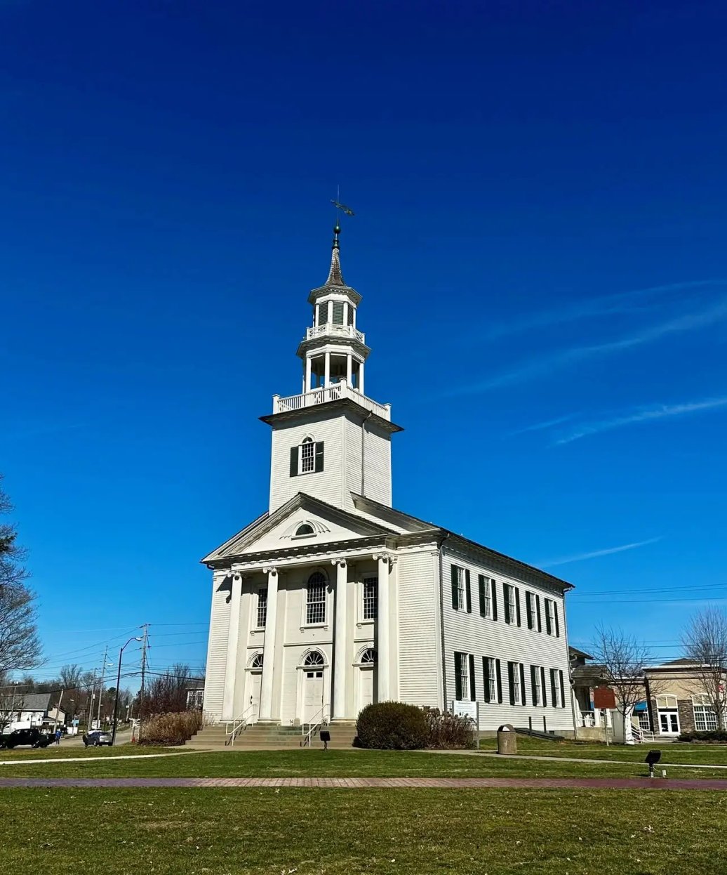 First Congregational Church of Tallmadge on the historic Tallmadge Circle, built in 1825